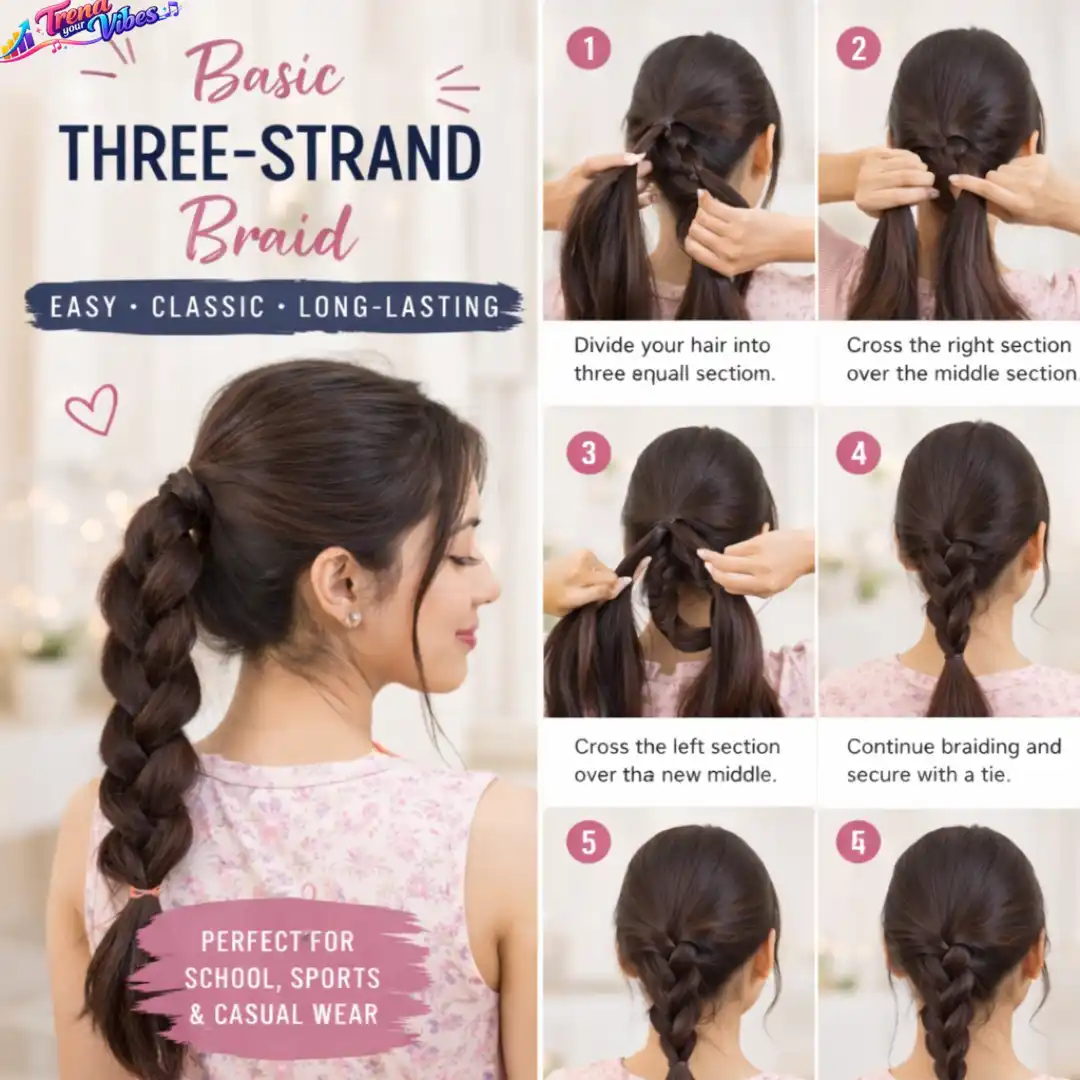 Basic Three-Strand Braid