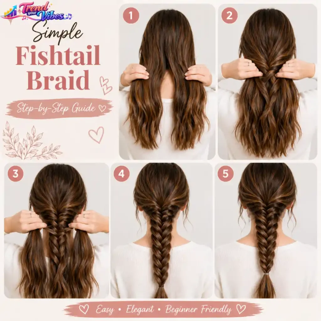 Simple Fishtail Braid